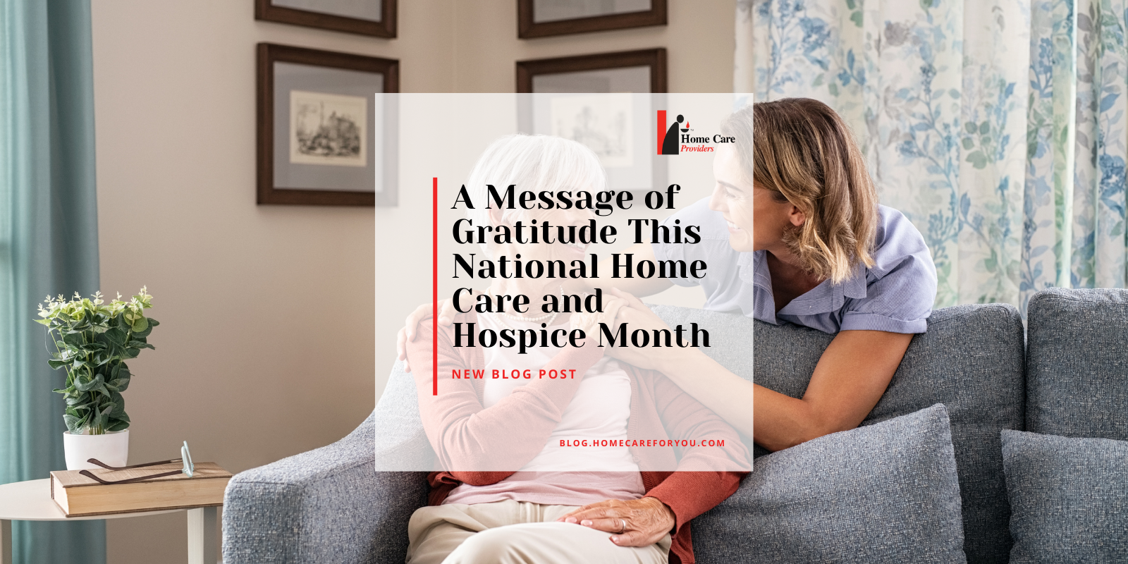 message of gratitude for national home care and hospice month